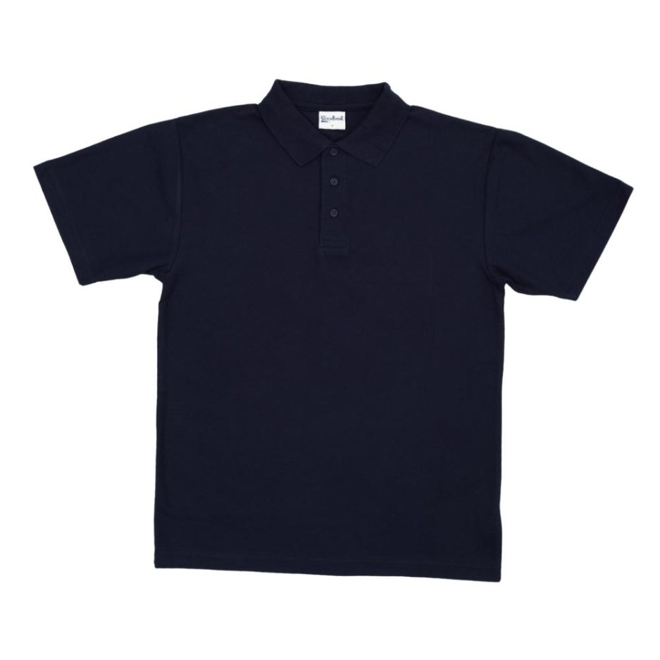 Navy Plain Polo Shirt, Overstone Combined, Polo Shirts