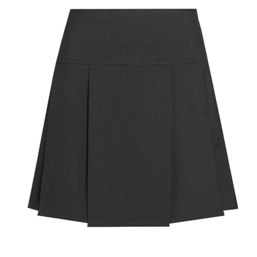 David Luke (DL973) Drop Waist Pleated Skirt - Wear2School