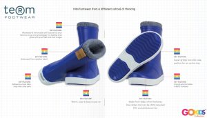 Wave Childrens Wellie with Removable Sock, School Uniform, School Shoes