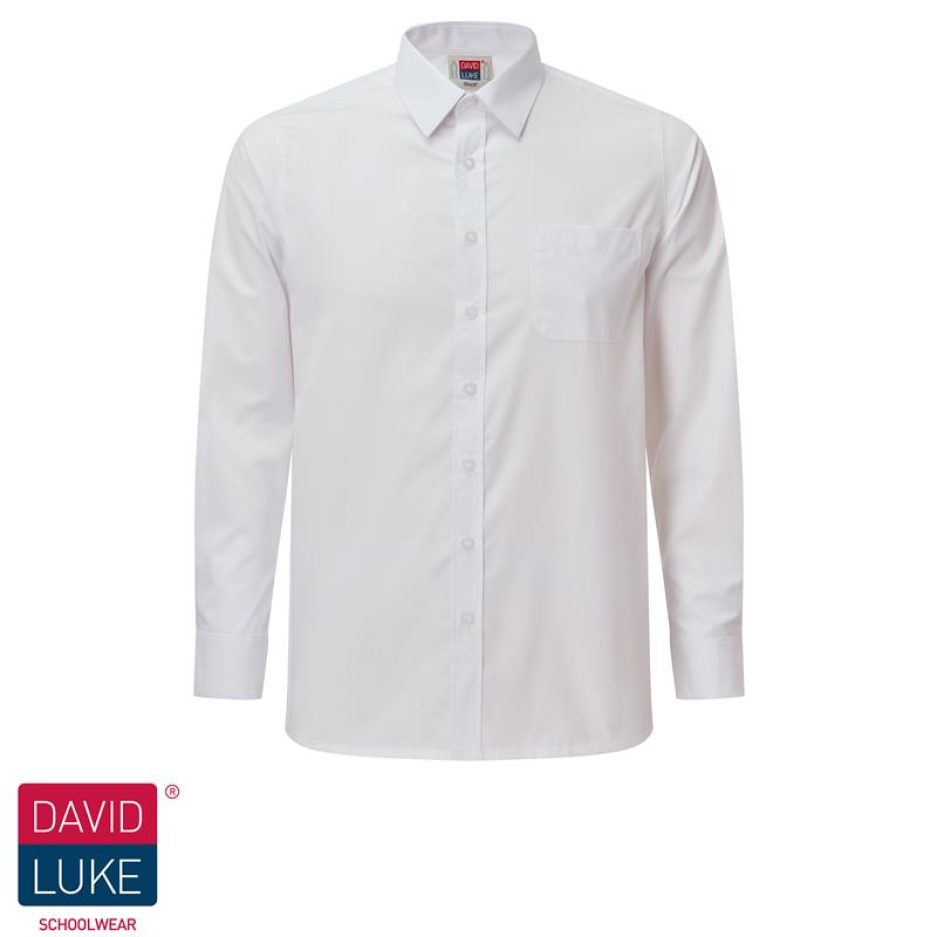 Long Sleeved Boys Shirt 2 Pack, Cedars Upper, Heathwood Lower, Leighton Middle, Linslade School, Overstone Combined, David Luke, Shirts