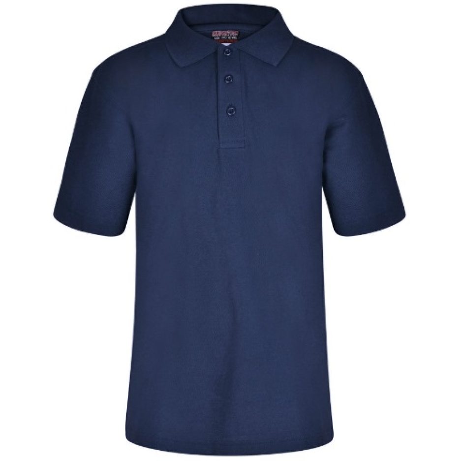 Plain Navy Polo Shirt, Overstone Combined, Polo Shirts
