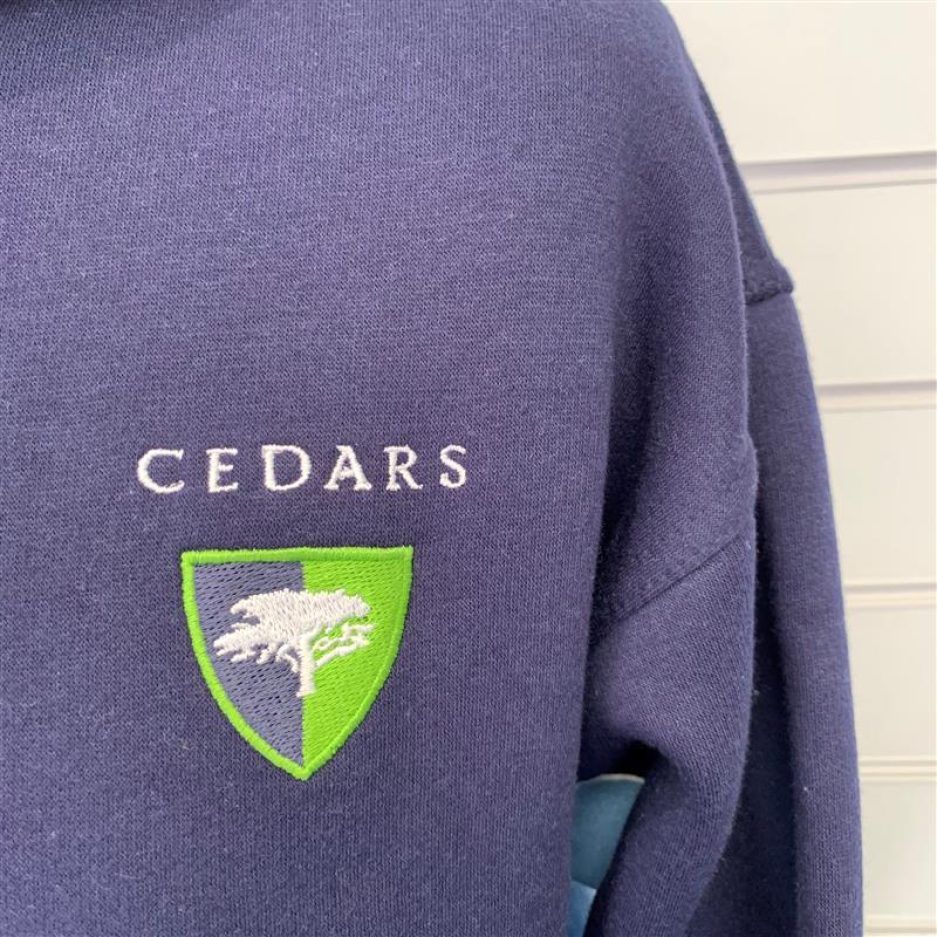 Cedars Upper School - PE Hoody, Cedars Upper