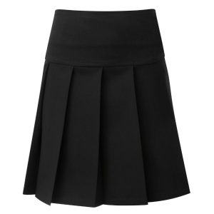 Black Junior Knife Pleat Skirt, Girls Trousers