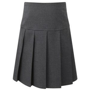 Grey Junior Knife Pleat Skirt, Girls Trousers