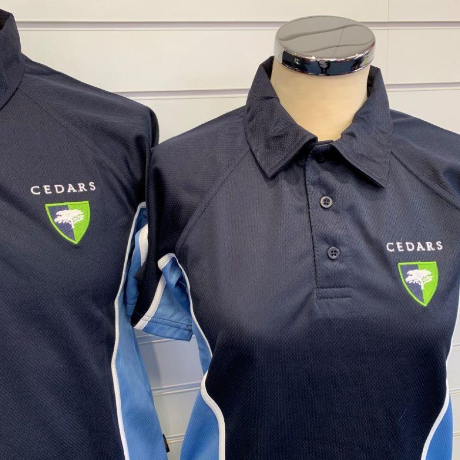 Cedars Upper School - PE Polo Shirt, Cedars Upper