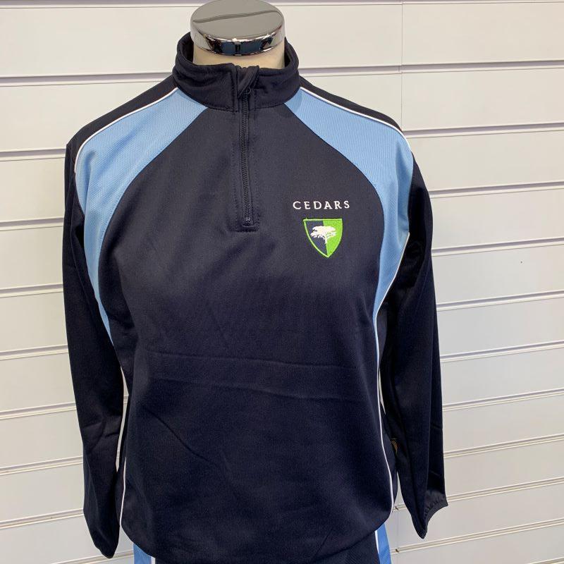 EskimoST-197_2-1.jpg Cedars Upper School - REDUCED - 1/4 Zip Training Jacket, Schools, Cedars Upper